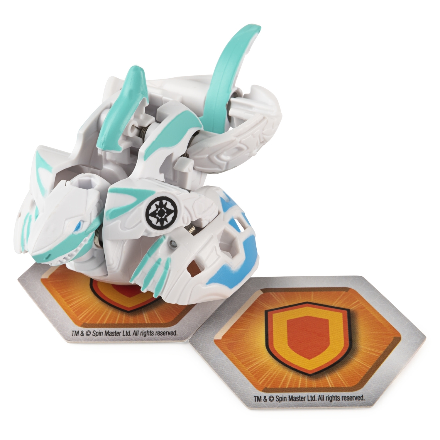 Фигурка-трансформер Bakugan S3 Monster Shark White 6061459/20132740 - фото 3