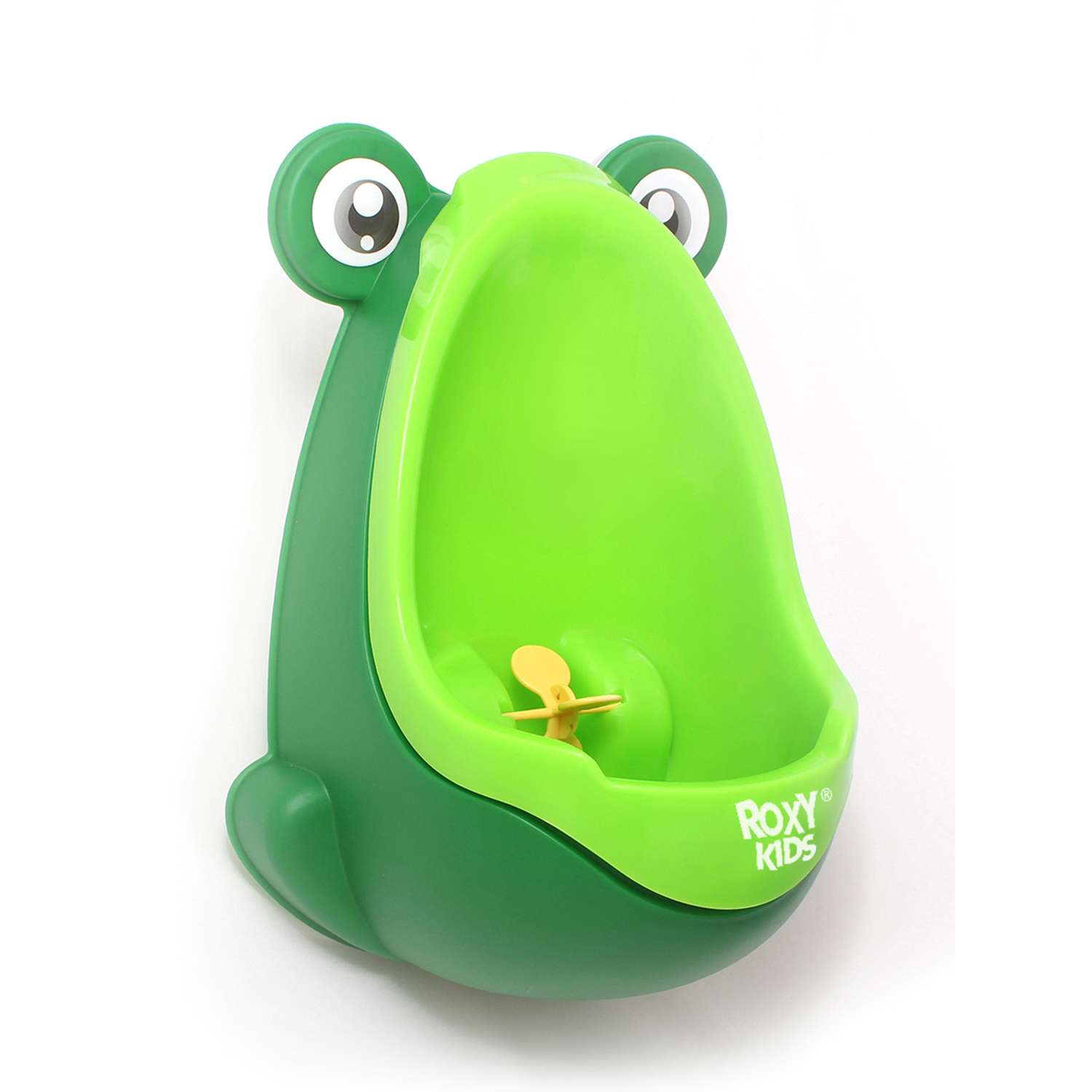 Писсуар детский ROXY-KIDS на присосках Лягушка с прицелом цвет зеленый - фото 8