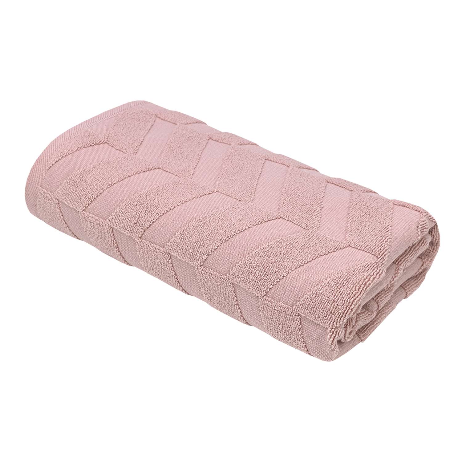 Махровое полотенце BRAVO Моноколор 50х80 розовый - фото 1