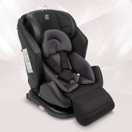 Автокресло с боковой поддержкой Amarobaby Favorite Isofix группа 0+/1/2/3 чёрный/графит