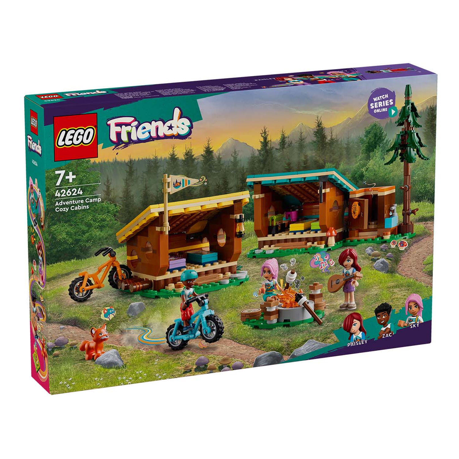 Конструктор детский LEGO Friends Уютные домики в летнем лагере - фото 12