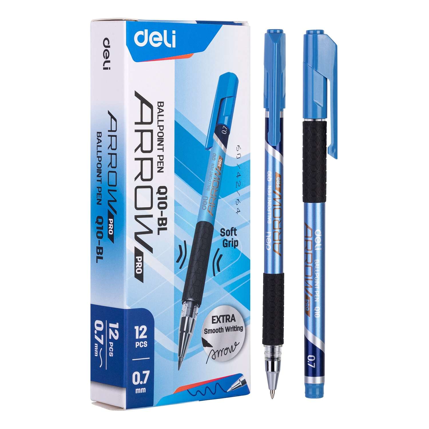 Ручка шариковая Deli Arrow 0.7 Синий 1204739 - фото 4