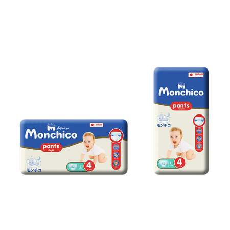 Детские подгузники-трусики Monchico COMFORT 6-10 кг 42 штуки