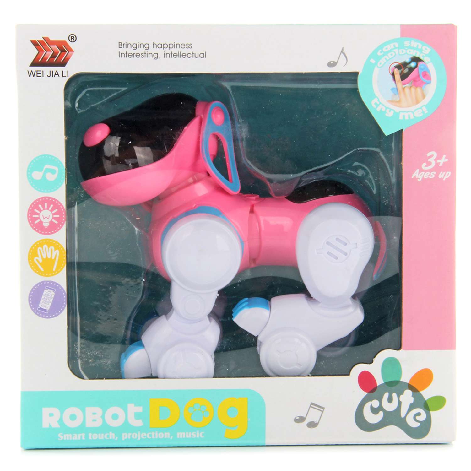 Интерактивная игрушка Veld Co Робо-Пёс на батарейках - фото 3