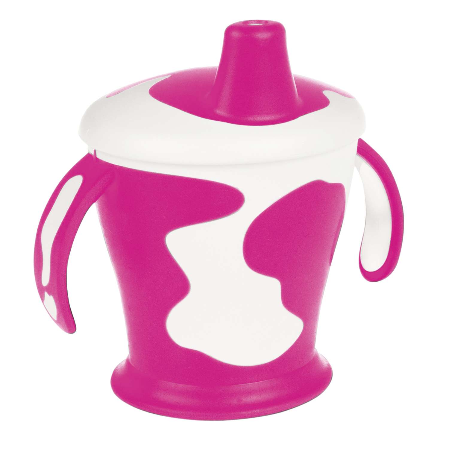 Чашка-непроливайка Canpol Babies с ручками 250мл с 9месяцев Розовый - фото 1
