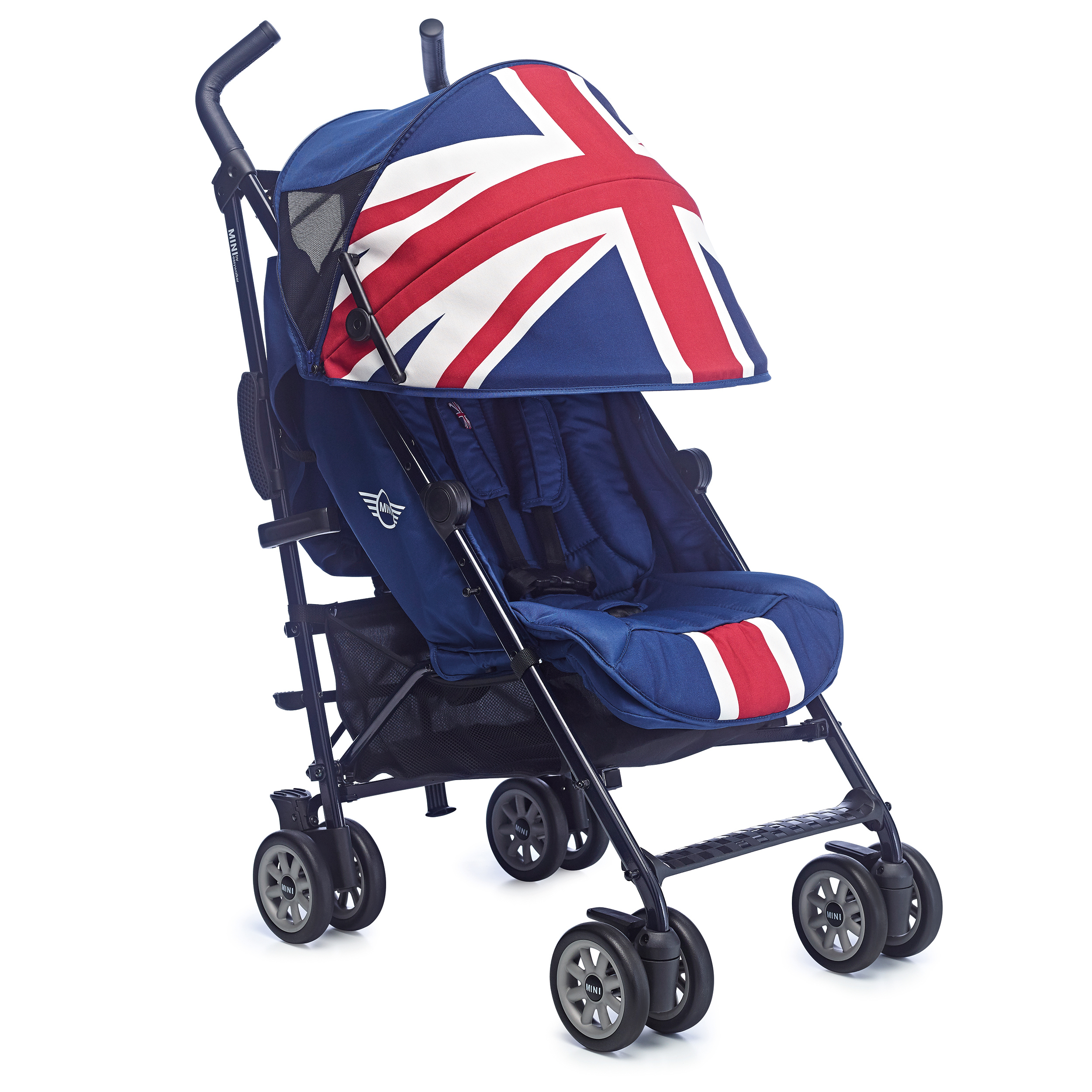 Коляска Easywalker Mini Buggy Union Jack Classic c бампером - фото 6