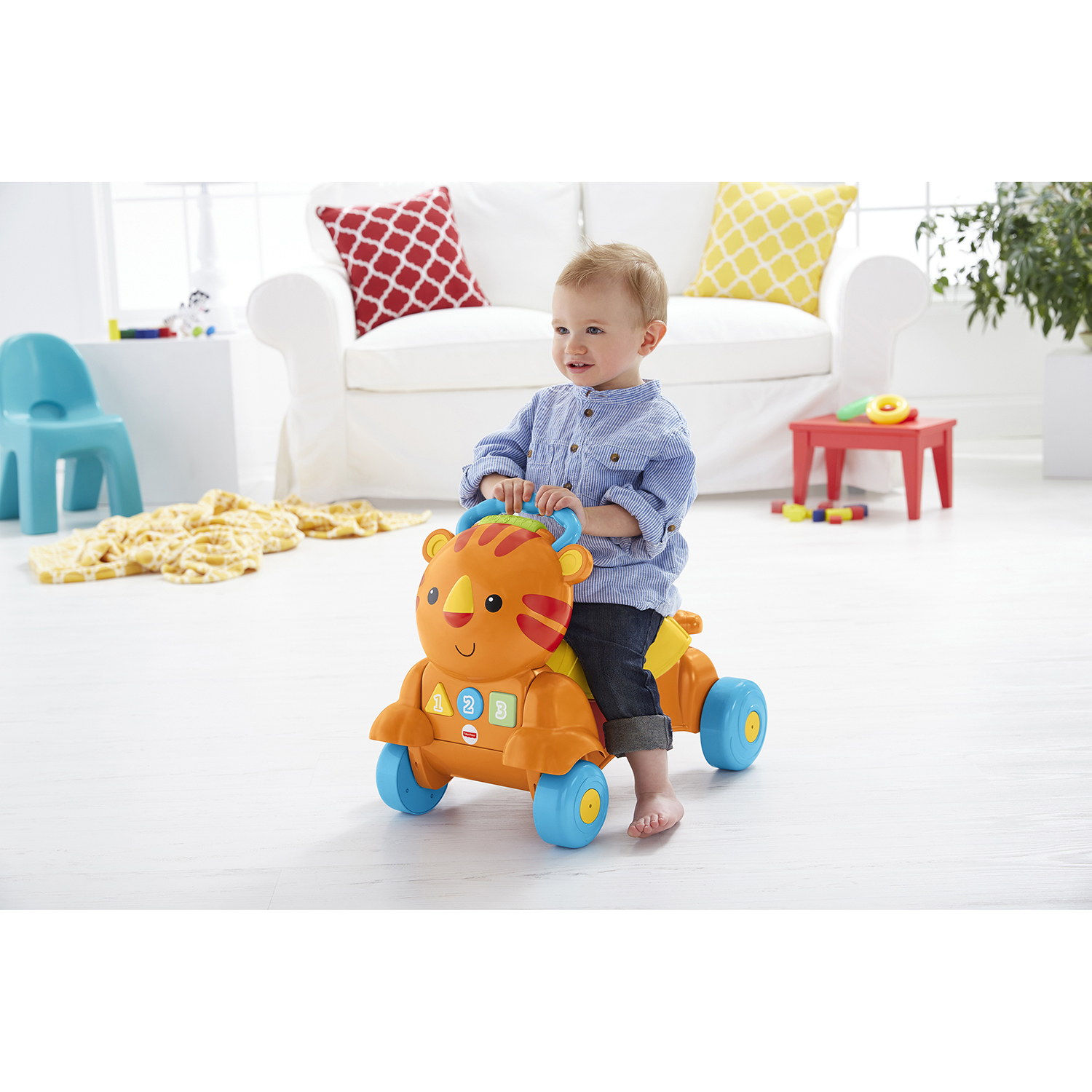 Каталка Fisher Price Тигренок - фото 6