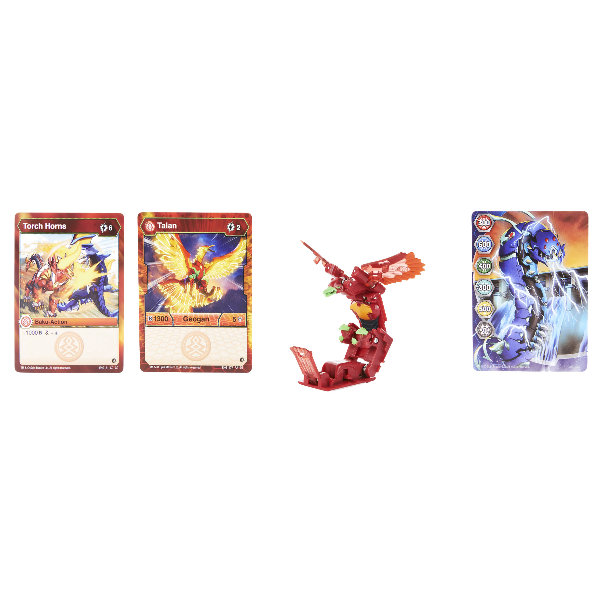 Фигурка-трансформер Bakugan Геоган S3 Stymphalian Bird Red 6059850/20134835 - фото 3