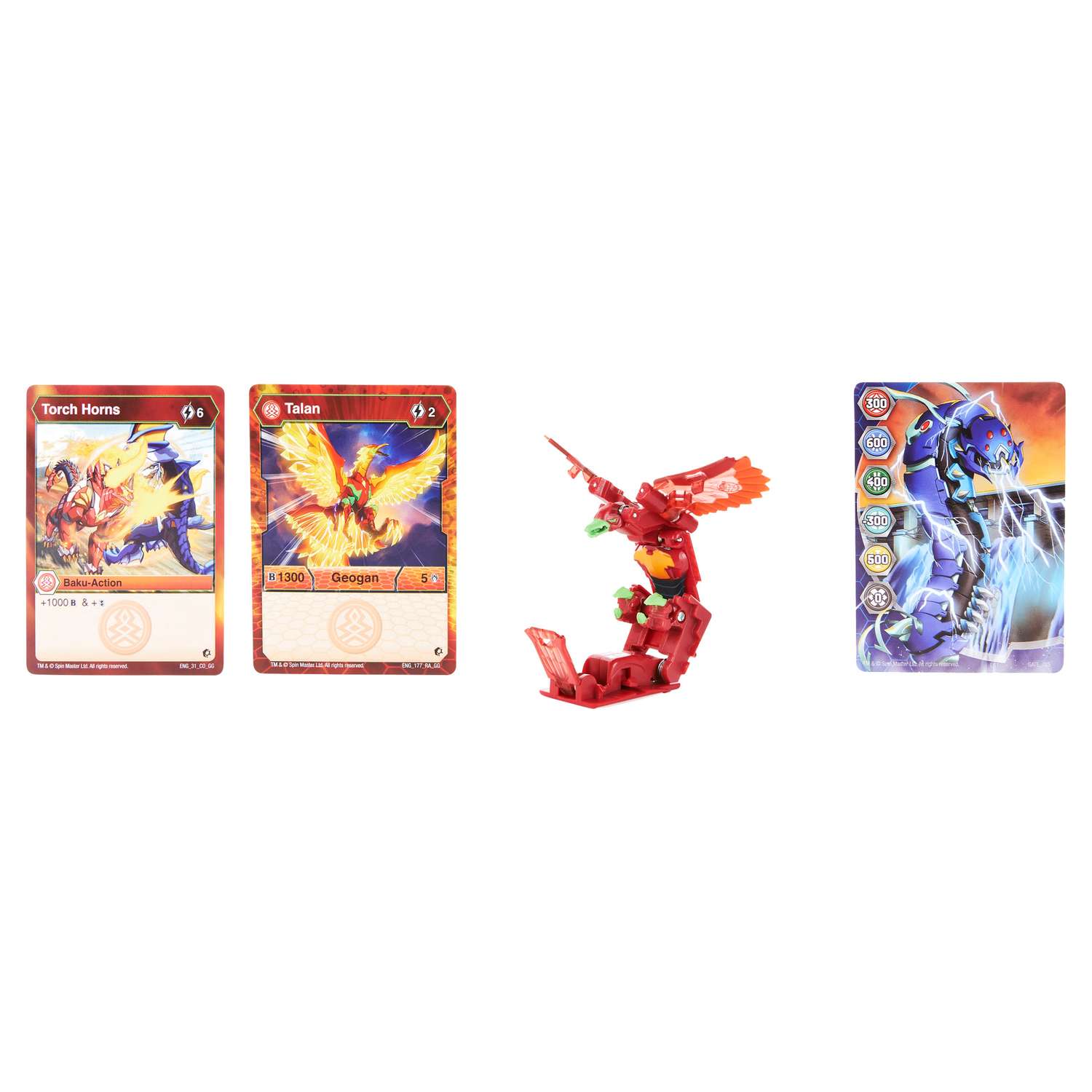 Фигурка-трансформер Bakugan Геоган S3 Stymphalian Bird Red 6059850/20134835 - фото 3