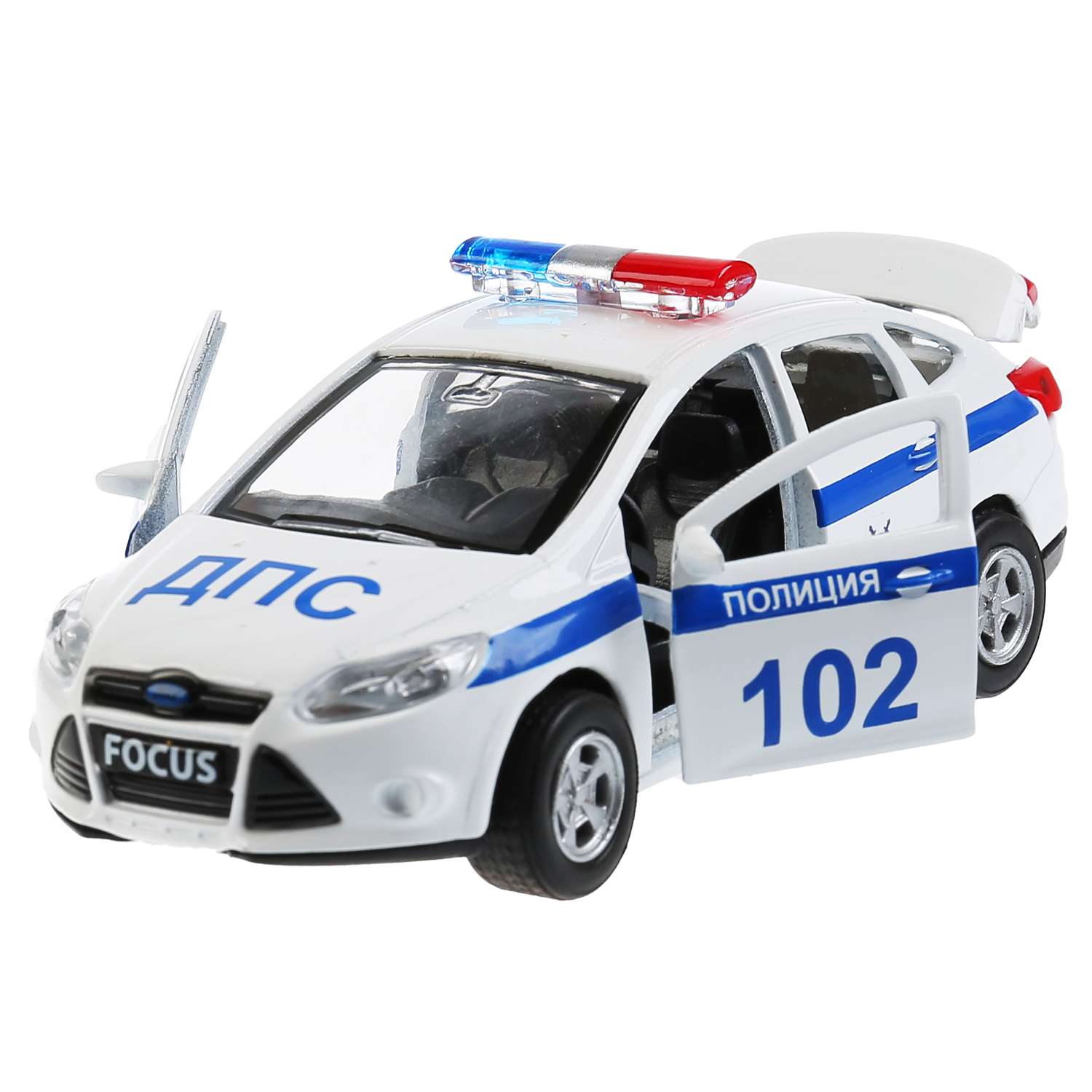 Машина Технопарк Ford Focus Полиция 298520 298520 - фото 3