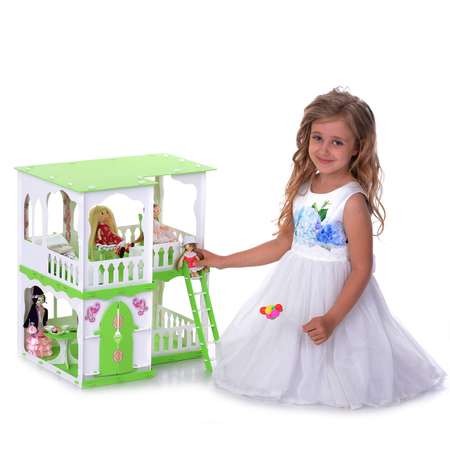 Домик для кукол Krasatoys Алсу с мебелью 5 предметов 000279