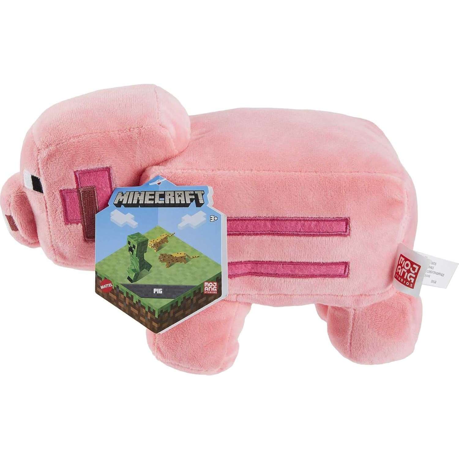 Игрушка мягкая Minecraft Plush Pig HBN42 - фото 4