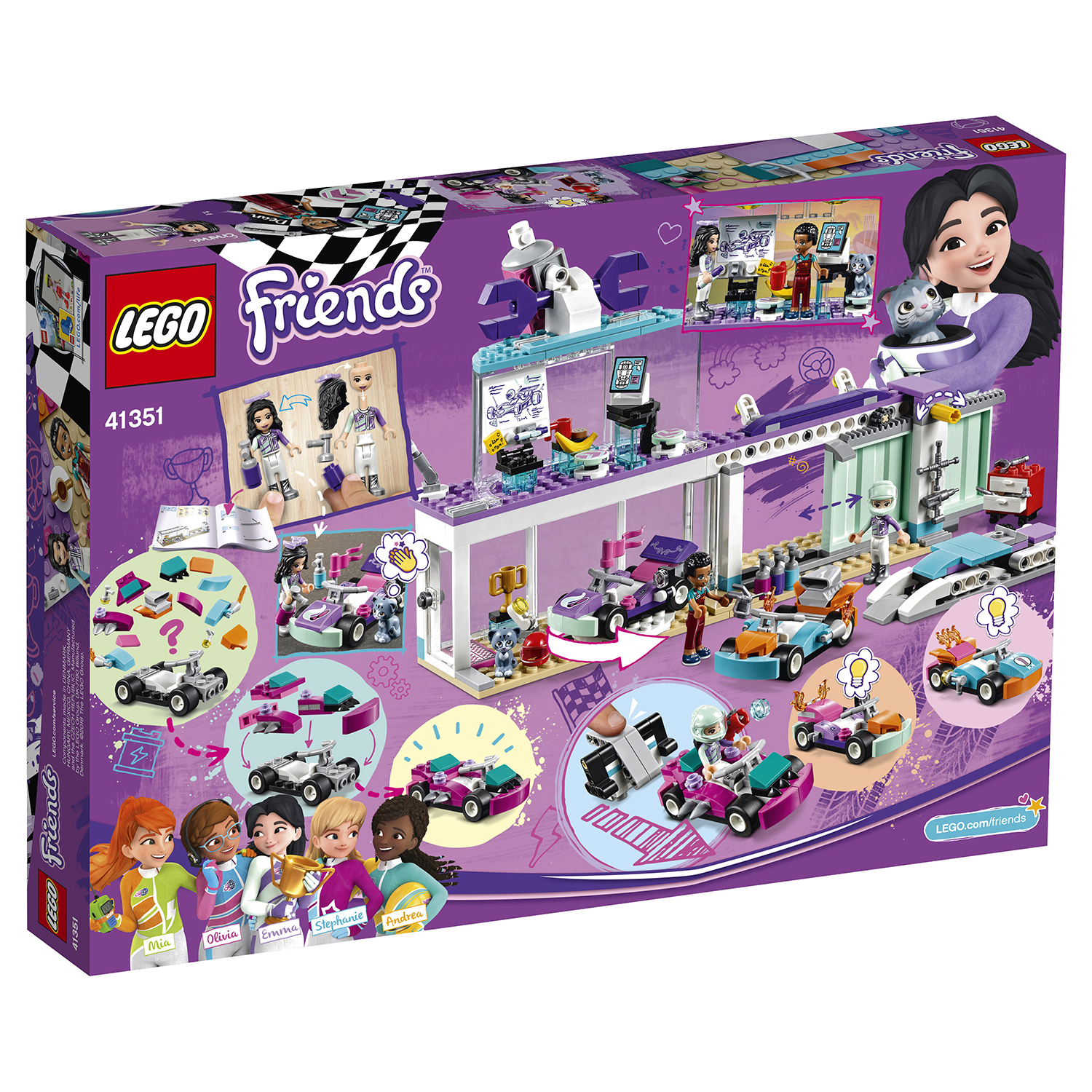 Конструктор LEGO Friends Мастерская по тюнингу автомобилей 41351 - фото 3