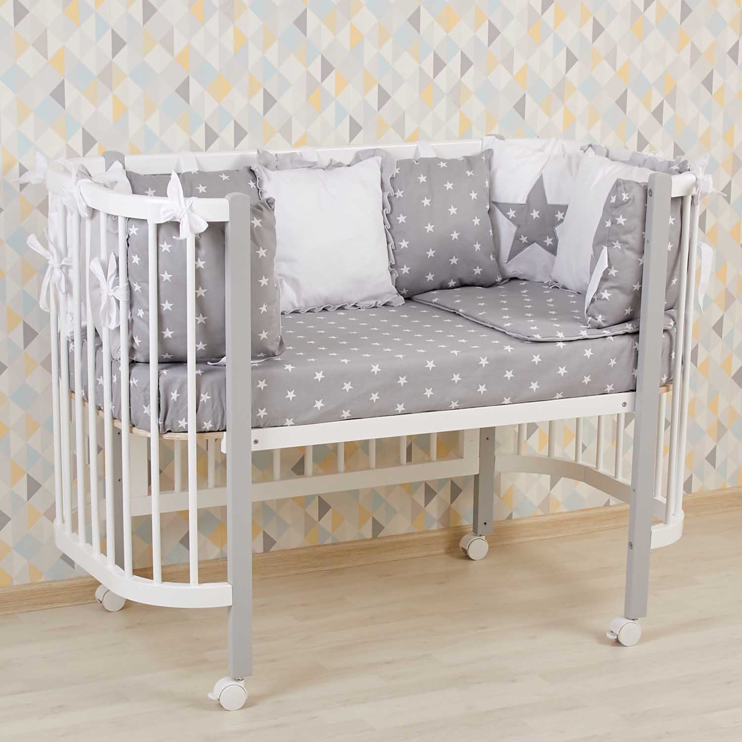 Кровать детская Polini kids Simple 350 Белый-Серый - фото 33