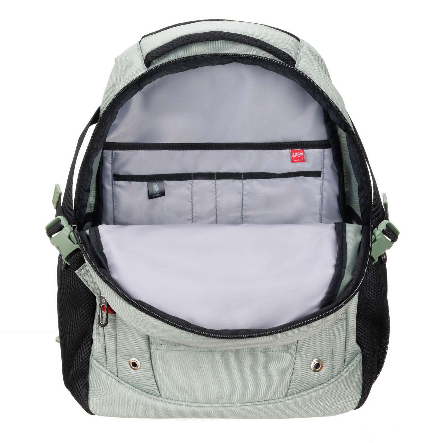 Рюкзак TORBER XPLOR с отделением для ноутбука 15 дюймов хаки - фото 12