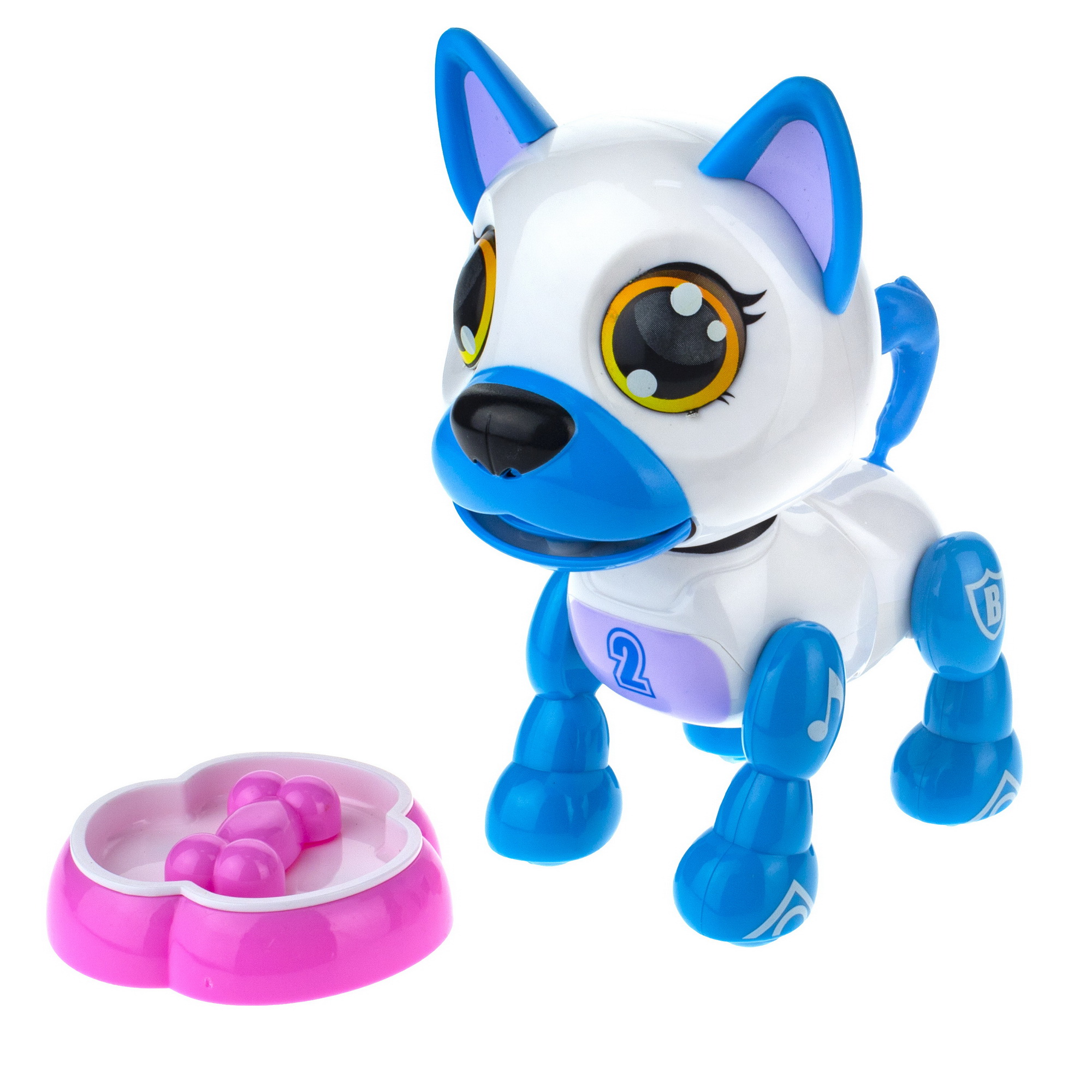 Интерактивная игрушка Robo Pets робо-щенок белый