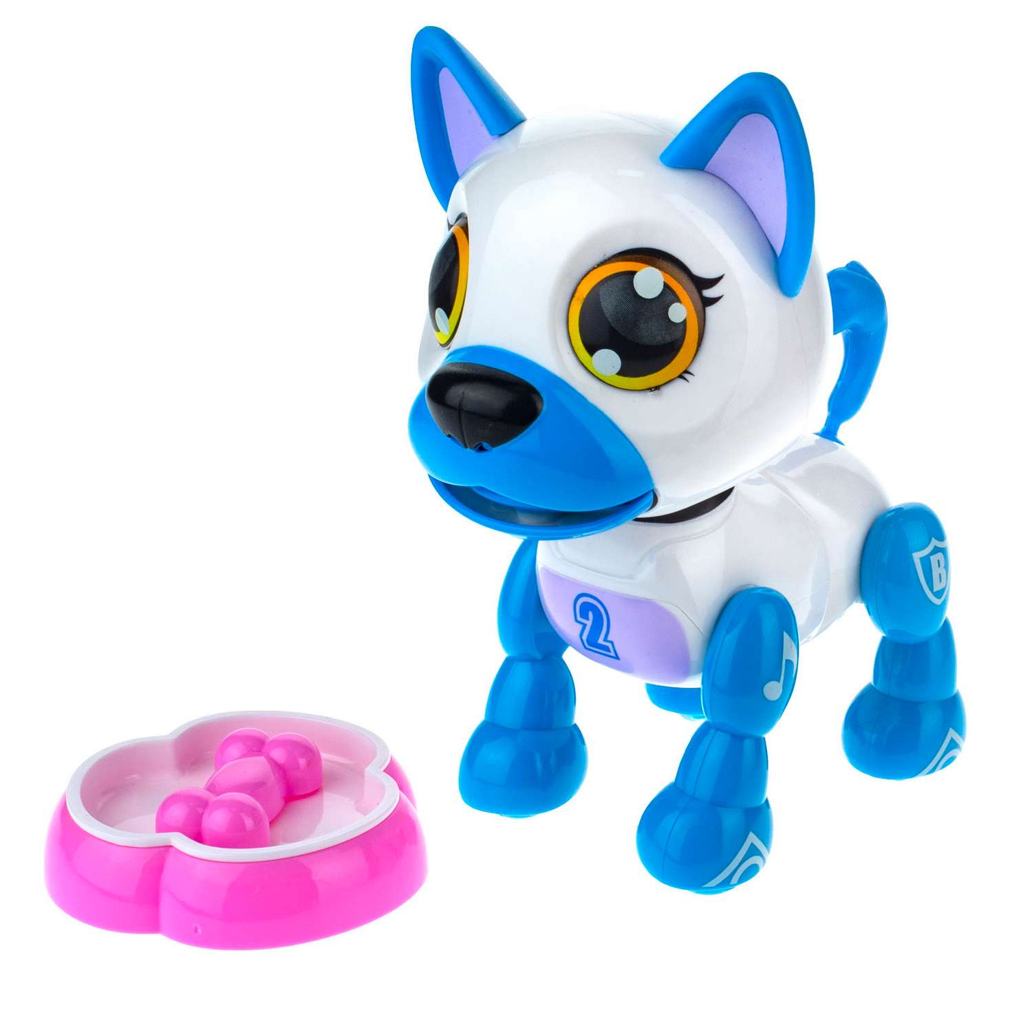 Интерактивная игрушка Robo Pets робо-щенок белый - фото 2