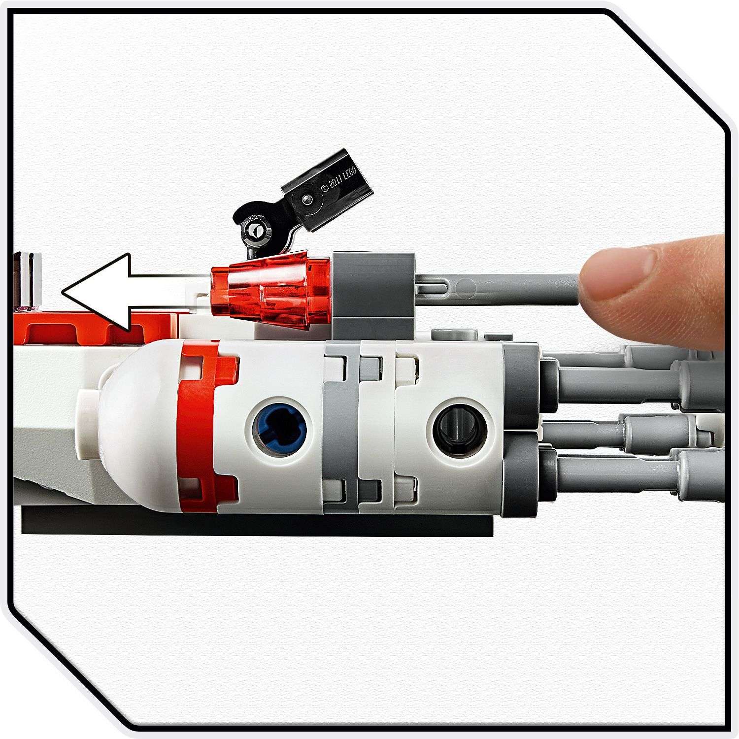 Конструктор LEGO Star Wars Микрофайтеры Истребитель Сопротивления типа Y 75263 - фото 7