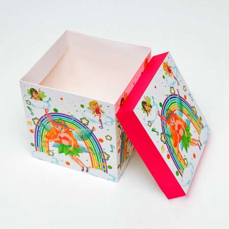 Коробка самосборная Sima-Land «Детская» Фея 15х15х15 см