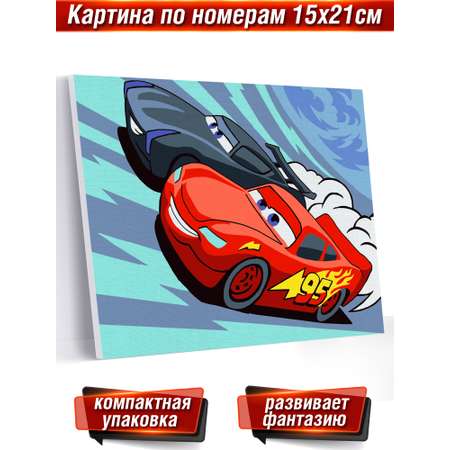 Живопись по номерам Hobby Paint на картоне 15х21 см Гонка