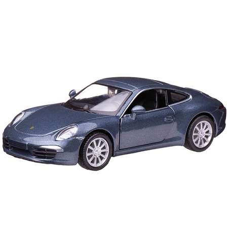 Машина металлическая Uni-Fortune Porsche 911 Carrea S синий металлик цвет двери открываются