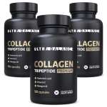 Коллаген морской UltraBalance низкомолекулярный Collagen Tripeptide БАД 360 капсул с витамином С и гиалуроновой кислотой