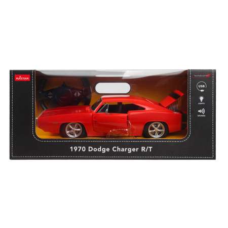 Машина Rastar РУ 1:16 Dodge Charger USB Красная 99060