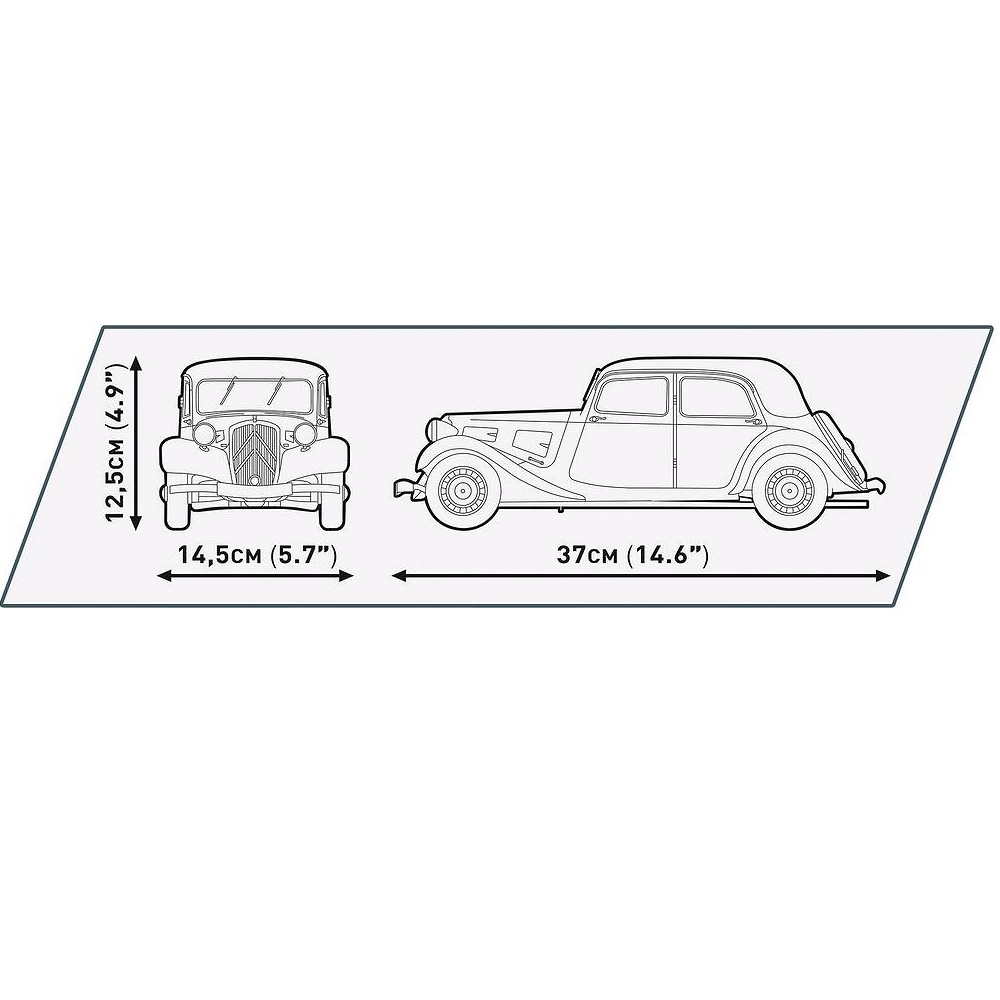 Конструктор COBI Автомобиль Cars Citroen Traction Avant 11CV 1938 E - фото 11