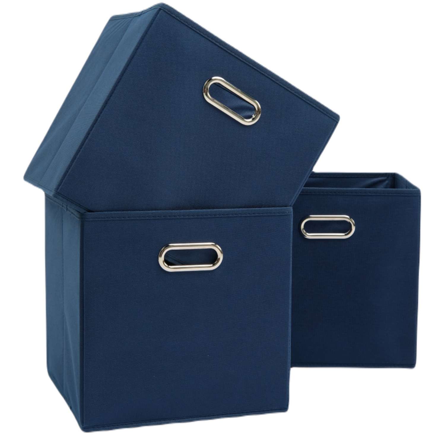 Набор складных коробок Home One для хранения 3шт синий - фото 1