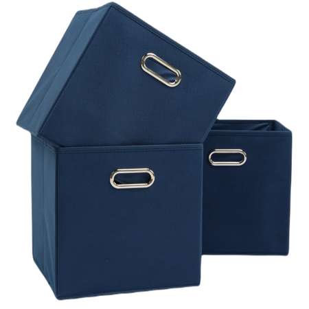 Набор складных коробок Home One для хранения 3шт синий