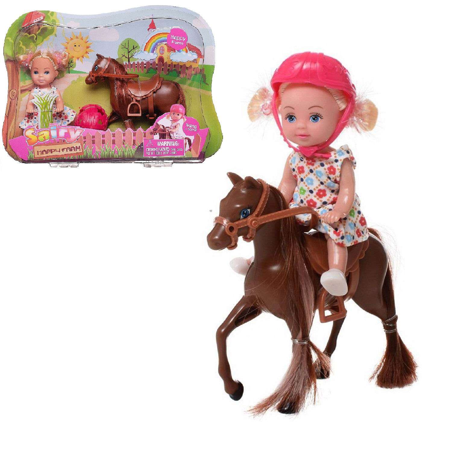 Игровой набор ABTOYS Кукла Defa Sairy и коричневая лошадка 8390d/коричневая - фото 2