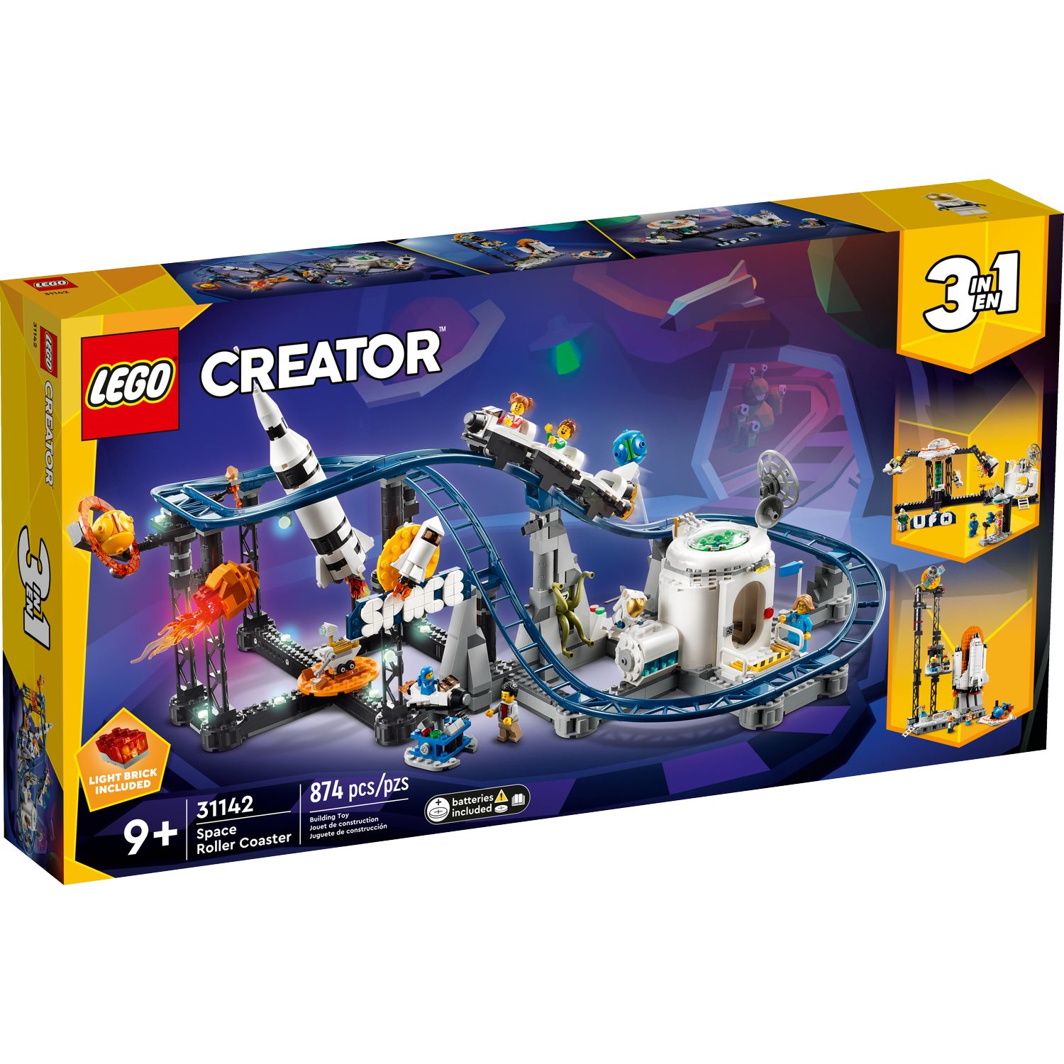 Конструктор LEGO Creator Space Roller Coaster 31142 - фото 6