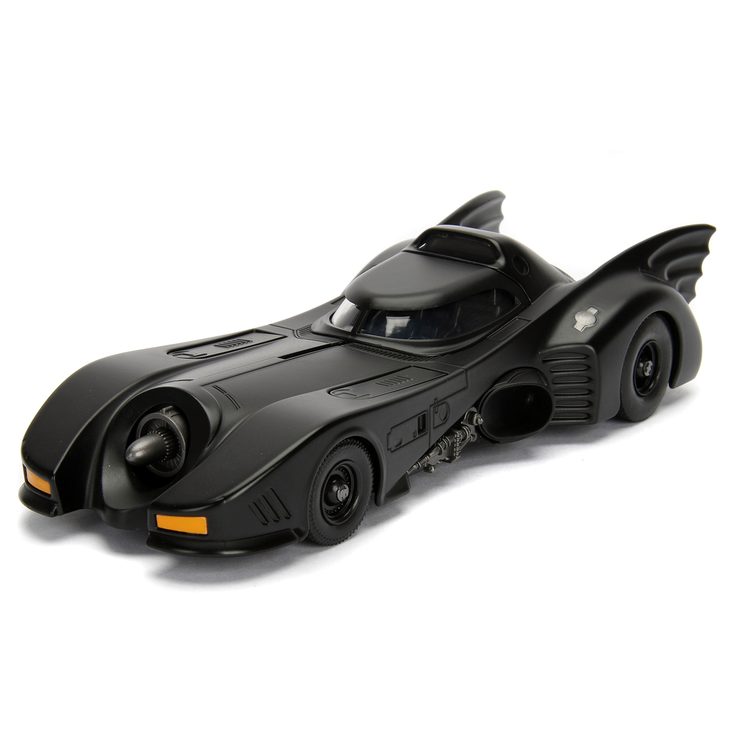 Автомобиль Jada Batmobile with Batman 1:24 черный ТоуR15 - фото 9