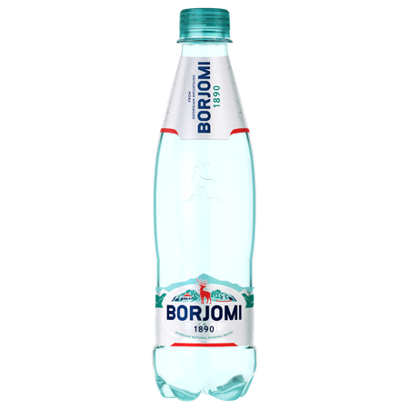 Вода минеральная Боржоми газированная 0.5л
