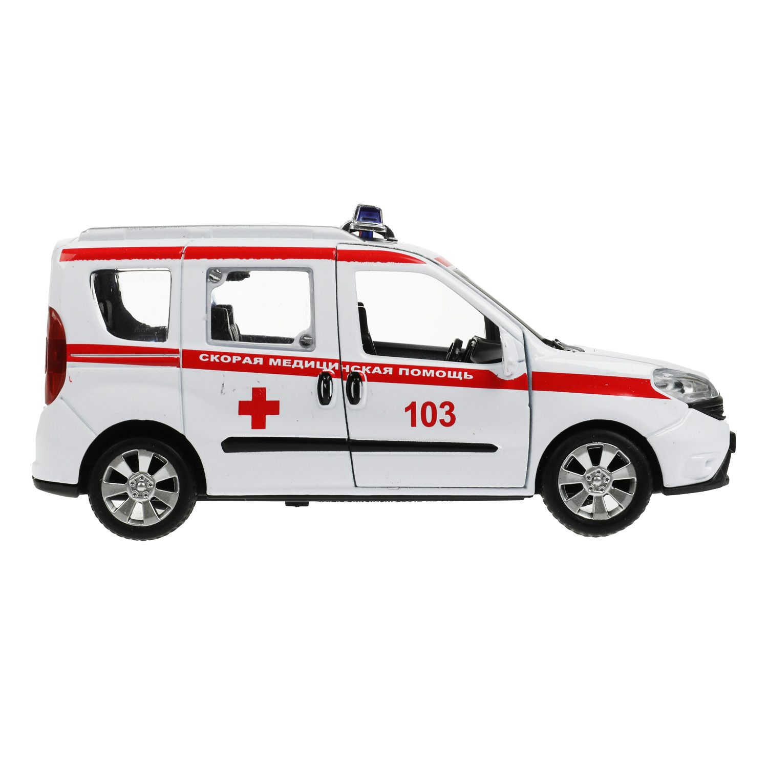 Машина Технопарк Fiat Doblo Скорая 343390