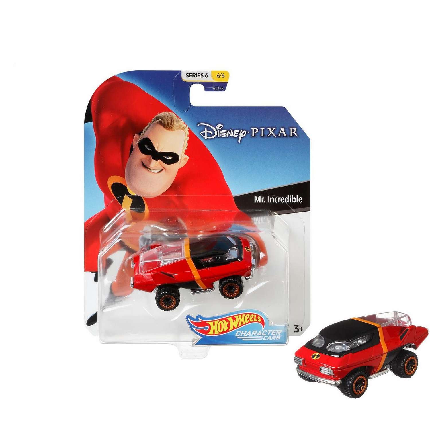 Машинка Hot Wheels Герои Disney Мистер Исключительный GGX65 GCK28 - фото 5