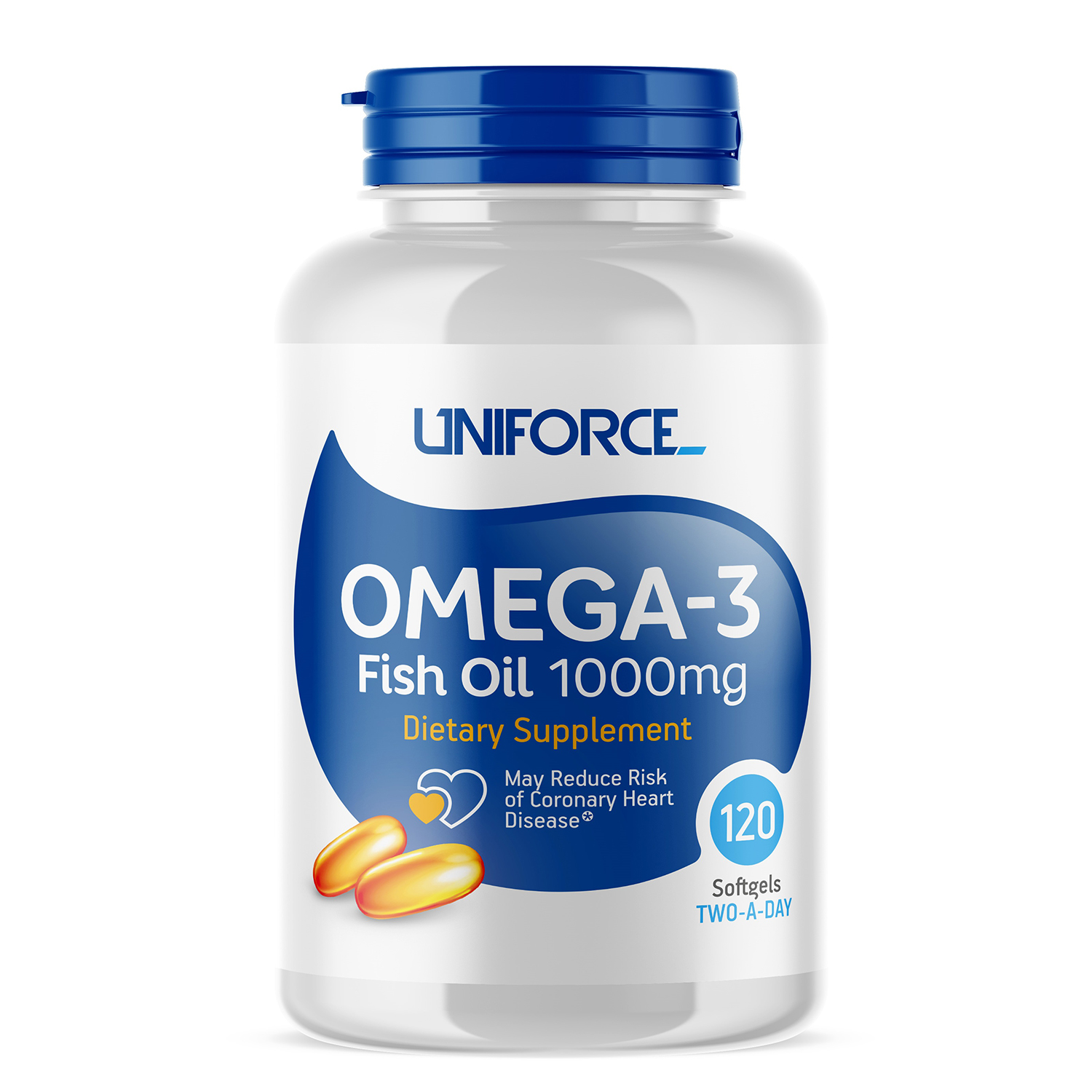 Биологически активная добавка Unoforce Omega 3 1000мг*120капсул - фото 1