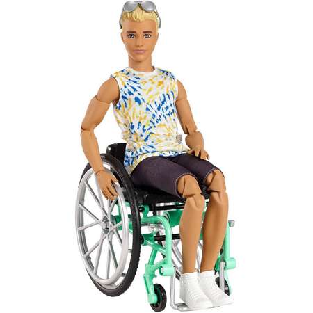 Кукла Barbie Игра с модой Кен в инвалидном кресле GWX93