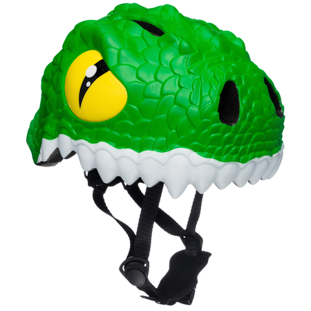 Шлем защитный Crazy Safety Green Crocodile с механизмом регулировки размера 49-55 см