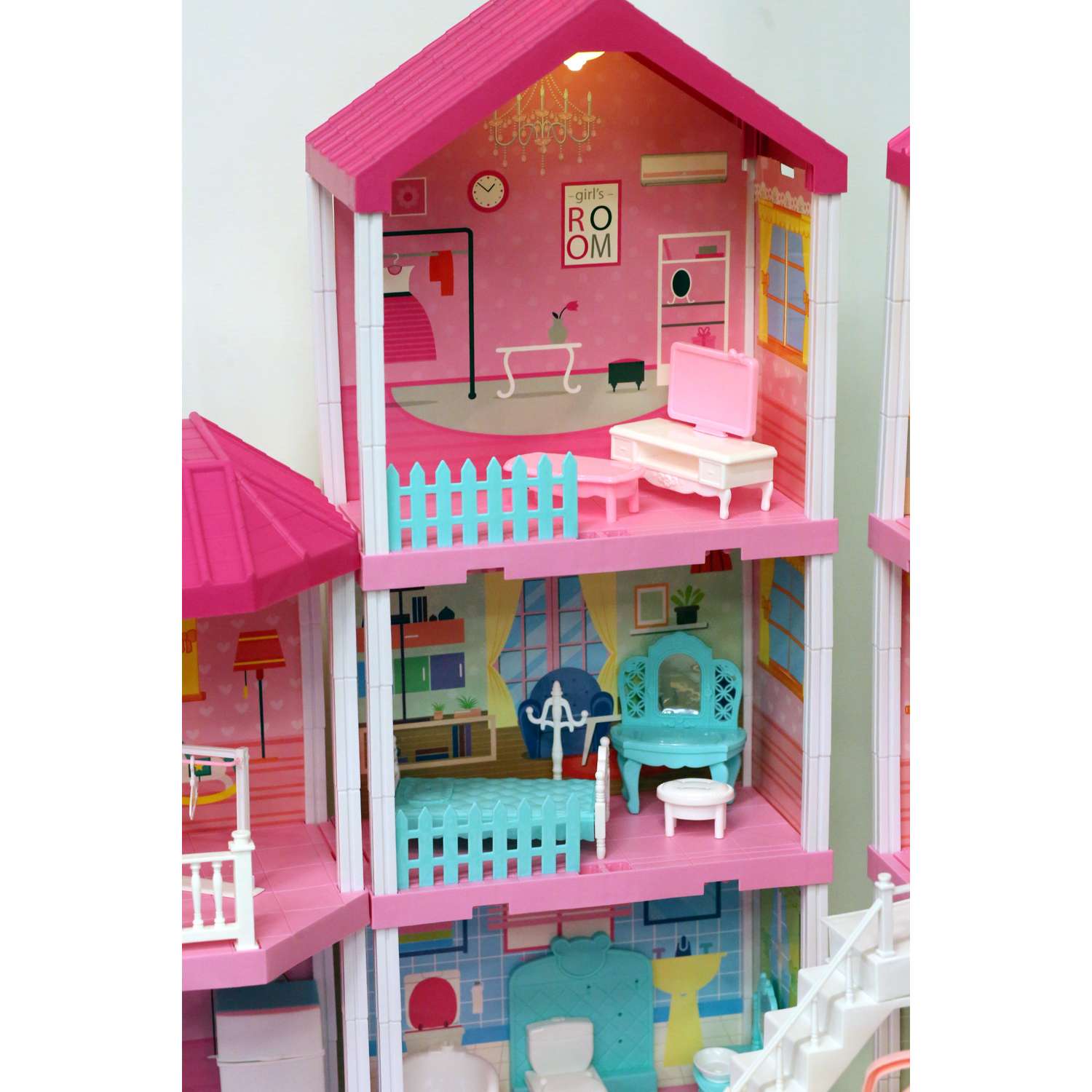Кукольный дом SHARKTOYS Трехэтажный особняк Dream Villa 11500013 - фото 6
