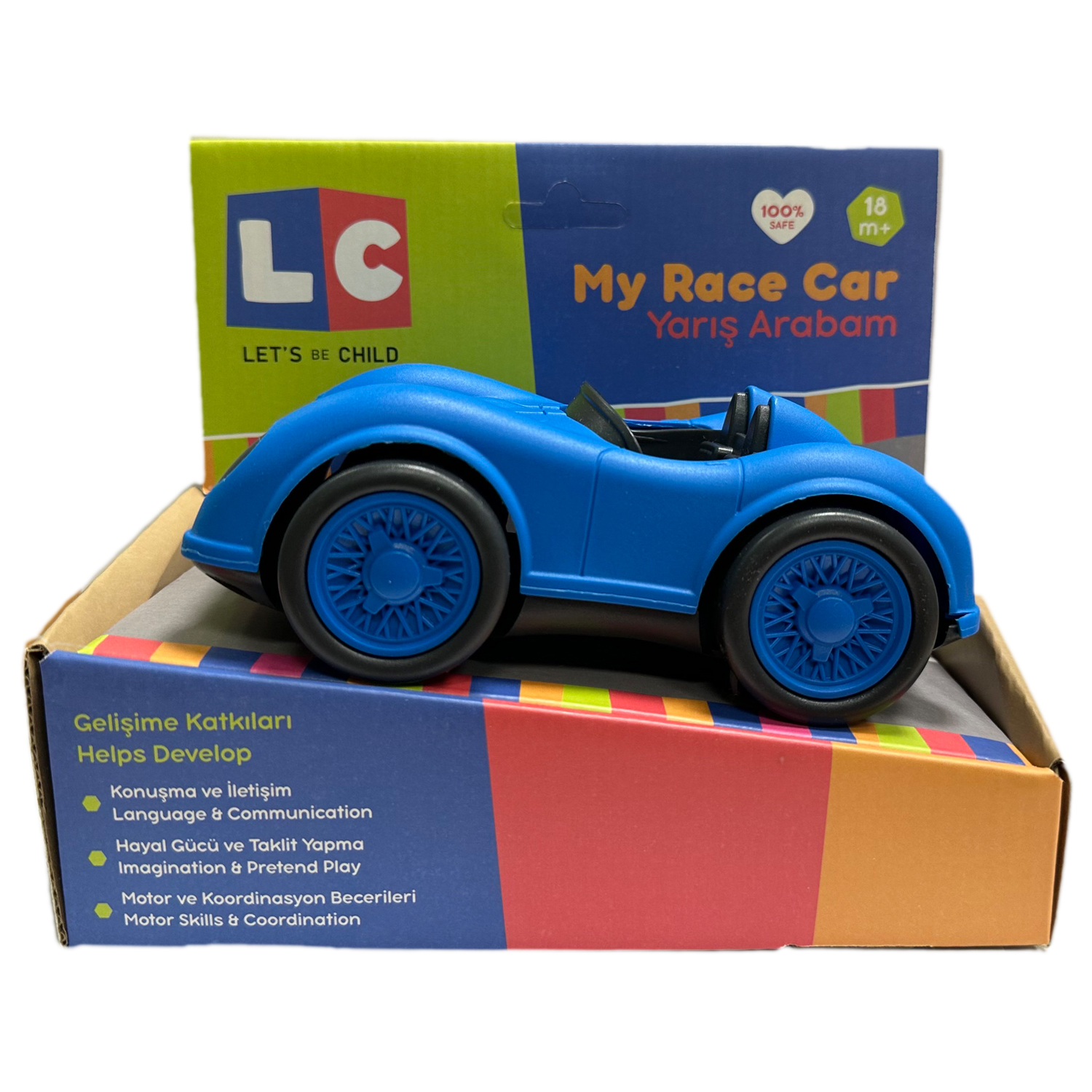 Гоночный автомобиль Let s Be Child Машинка цвет синий LC-30782-SI - фото 2