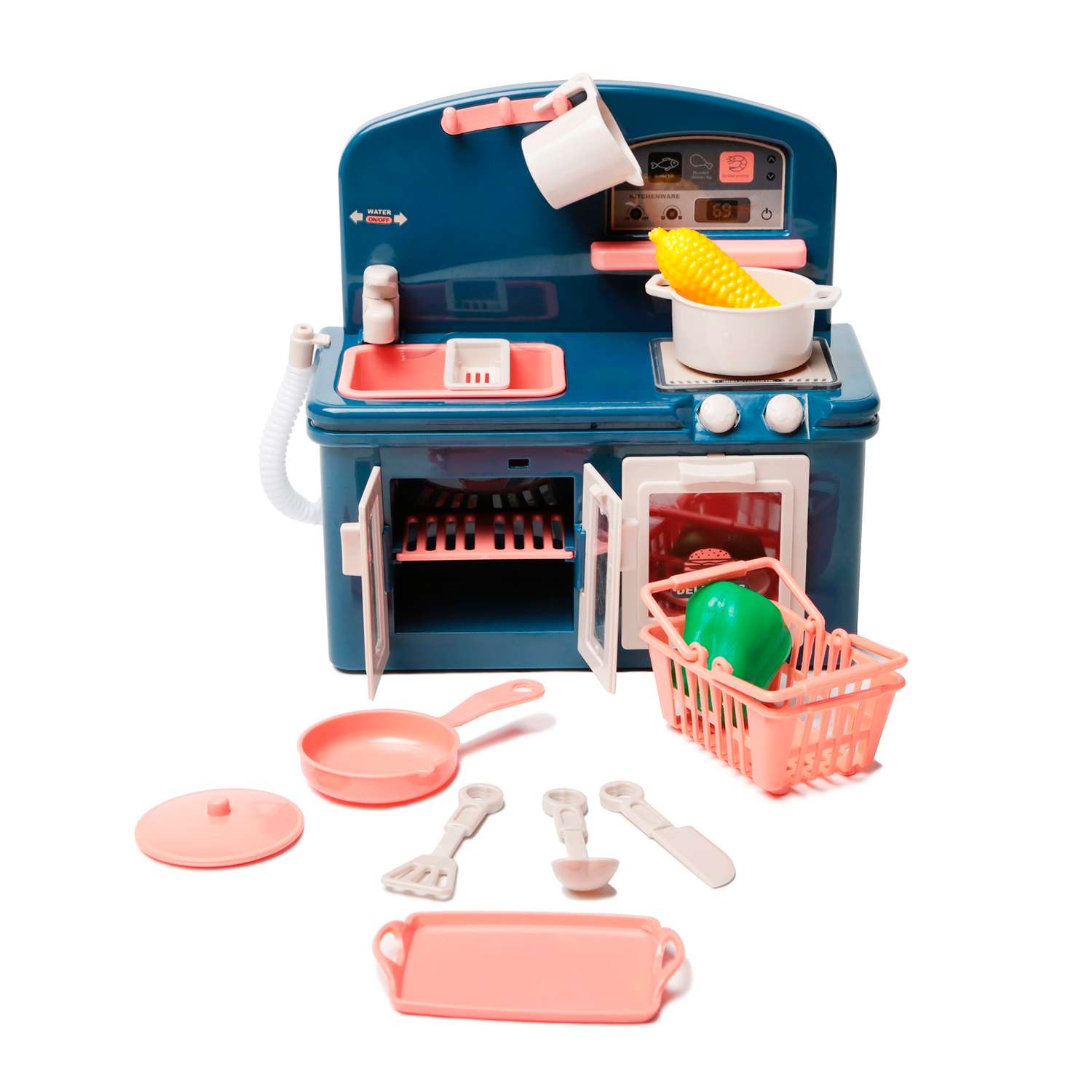 Игровой набор Кухня S+S игрушечная плита с духовкой на батарейках - фото 2