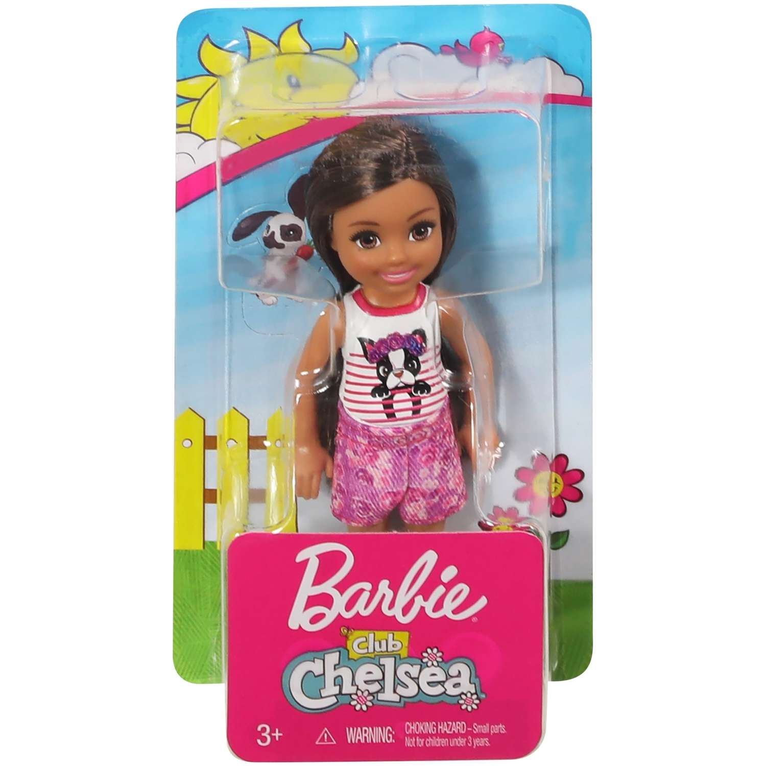Кукла Barbie Челси Шатенка в топе с щенком FRL81 DWJ33 - фото 2