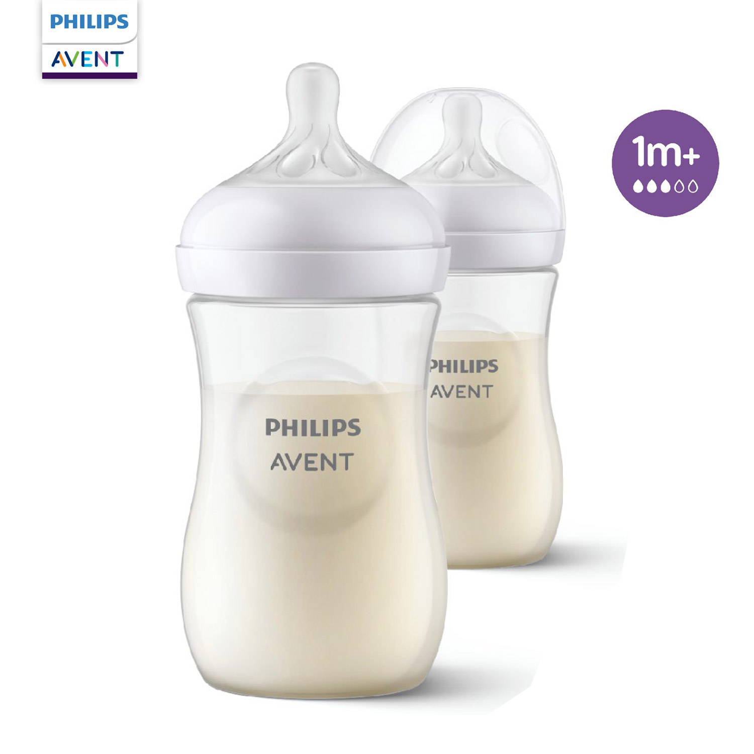 Бутылочка для кормления Philips Avent Natural Response 260мл с 1месяца 2шт SCY903/02 - фото 1