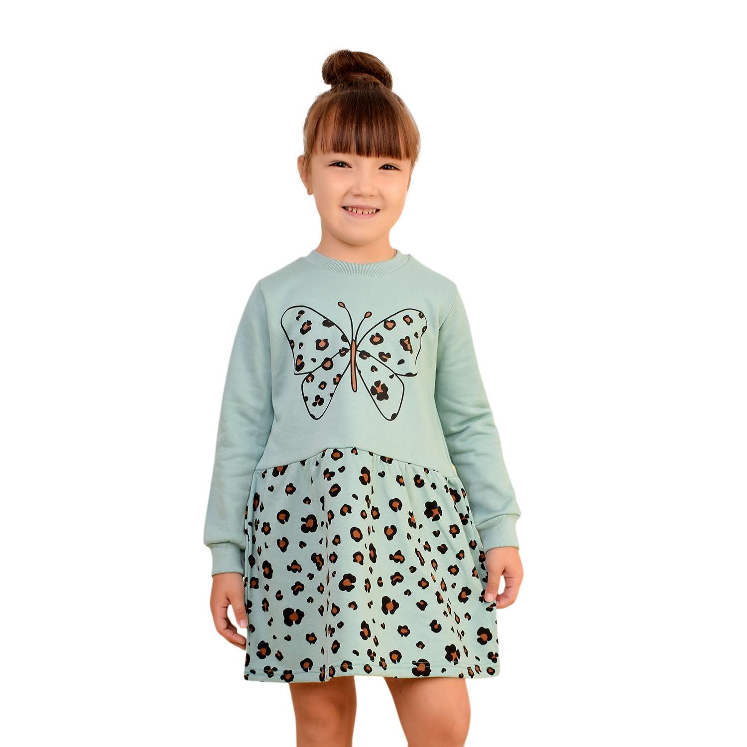Платье Счастливая малинка М-2745 ментол - фото 1