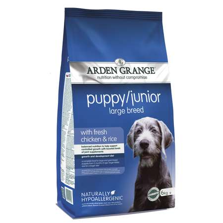 Корм для щенков Arden Grange 6кг Puppy Junior Large Breed с курицей и рисом