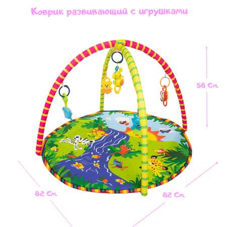 Развивающий коврик RIKI TIKI BK1820080015