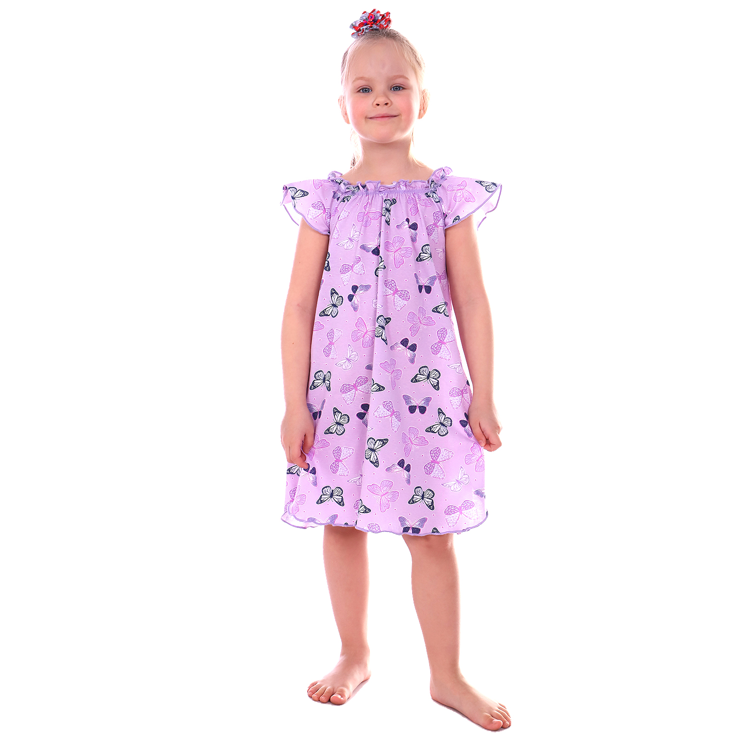 Сорочка ночная Детская Одежда 0003К/сиреневый - фото 1