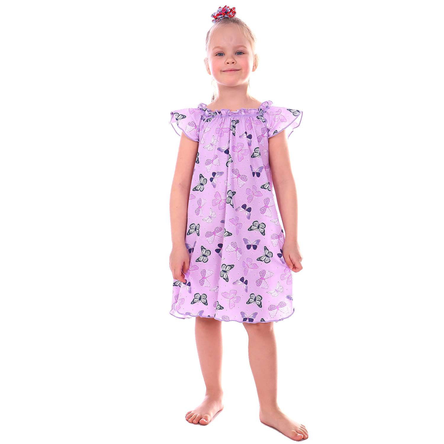 Сорочка ночная Детская Одежда 0003К/сиреневый - фото 1