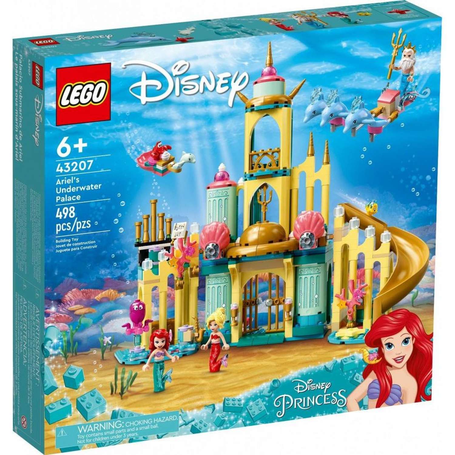 Конструктор LEGO Disney Princess Подводный дворец Ариэль 43207 - фото 3